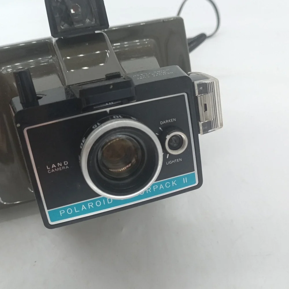 Polaroid Colorpack II Land Camera Vintage Instant Film Dark Green Black a1
